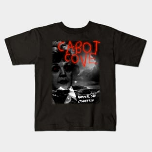 Cabot Cove Horror ))(( Murder She Wrote Fan Art Kids T-Shirt